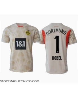 Borussia Dortmund Gregor Kobel #1 Portiere Maglia Gara Casa Repliche 2024-25 Maniche Corte Borussia Dortmund Gregor Kobel #1 Portiere Maglia Gara Casa Repliche 2024-25 Maniche Corte
